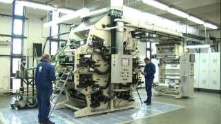 Flexo printing press APS [upl. by Fredela]