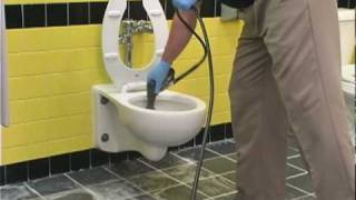 Cleaning a Toilet With a Kaivac NoTouch Cleaning System [upl. by Sirenay]