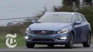 Car Review 2015 Volvo V60 T5 DriveE  Driven  The New York Times [upl. by Barbi]