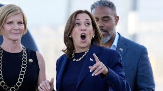 Kamala Harris’s bizarre gaffe during Hurricane Milton emergency briefing [upl. by Bernardine]