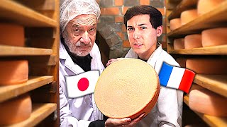 Jemmène un vrai fromager juger les fromages au Japon 🇯🇵 feat luisieraffineur [upl. by Ahsiekam128]