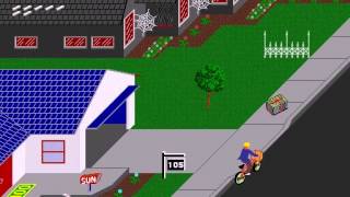 Paperboy 1984  19765 High Score  Barry Bloso  Dudesville Arcade [upl. by Leahcimnhoj]