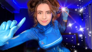 ASMR ALIEN FULL BODY EXAM 👽 Medical Exams Cranial Nerve Examination Eye Exam amp Light Tests ✿ [upl. by Llenyaj]