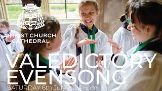 Valedictory Evensong Saturday 6th July 2024 6pm [upl. by Analra]