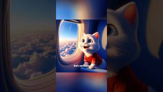 Little Cat First Time On Plane ✈️ aicat catcute cat catlover [upl. by Natsirhc]