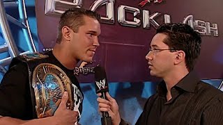 Randy Orton Backstage Interview Backlash 2004 [upl. by Kapoor]