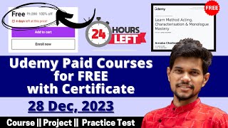 How to get Udemy Courses for FREE in 2023  Udemy Coupon Code 2023  Latest Udemy Coupons [upl. by Ellac464]