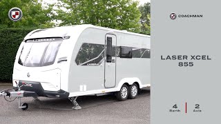 Coachman Caravan Company Ltd Laser Xcel 855 2024 Season [upl. by Azeel]