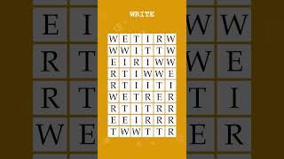 Where is the word Can you finish this Word Search Puzzle game WRITE 218 [upl. by Yenot535]