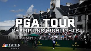 PGA Tour Champions Highlights The Senior Open Championship 2024 Round 3  Golf Channel [upl. by Adebayo]