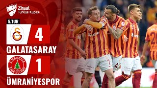 Galatasaray 41 Ümraniyespor MAÇ ÖZETİ Ziraat Türkiye Kupası 5 Tur  18012024 [upl. by Nnylrats105]