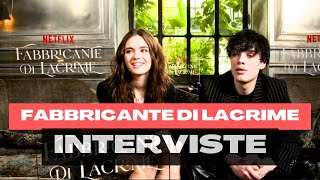 Fabbricante di lacrime la nostra intervista ai protagonisti [upl. by Aderfla]