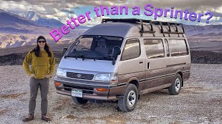 I Live in this Little Self Converted 4WD JDM Camper Van  FULL TOUR [upl. by Medea]