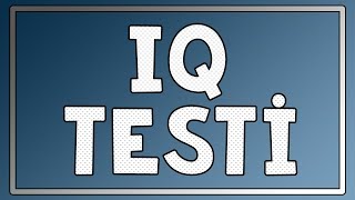 IQ TEST  10 SORU [upl. by Magree]