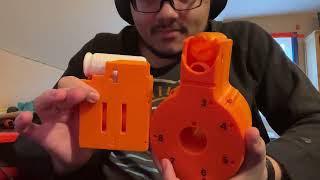 Drum Magazine for Nerf Silly Shells and a 3x shell straight magazine too [upl. by Kylie912]