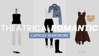 69 THEATRICAL ROMANTIC OUTFIT IDEAS  Casual Capsule Wardrobe for the Theatrical Romantic Kibbe Type [upl. by Dekow]