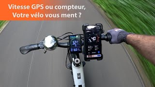 Test GPS Vitesse réelle d’un vélo électrique débridé Hitway BK18 [upl. by Belshin197]