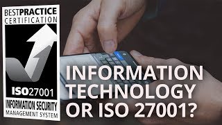 DOES ISO 27001 RELATE TO INFORMATION TECHNOLOGY [upl. by Ferrick775]