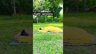 Supta vajrasana supta yogasna yoga yogateacher [upl. by Gnaoh782]