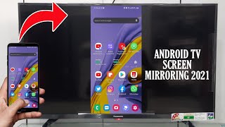 How To Screen Mirroring Panasonic Android Tv On 2021  450DX amp 650DX amp750DX Screen Mirroring [upl. by Trici]