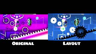 quotZettabytequot Original vs Layout  Geometry Dash Comparison [upl. by Enyawad]