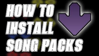 Installing songs in ETTERNA  How to download song packs etterna Guide [upl. by Llerroj]