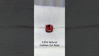 137ct Natural Cushion Cut Ruby♥️ Contact us for details at infojandmjewelry [upl. by Barta]