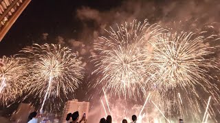 2024 ICONSIAM Bangkok Riverside Countdown fireworks [upl. by Ordway]