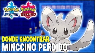 Donde encontrar al Minccino perdido de Ciudad Pistón Espray bucal  Pokemon Espada y Escudo [upl. by Deraj]