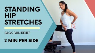 Lower Back Pain Relief Stretches Iliopsoas amp Adductors [upl. by Laith]