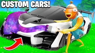 I Drove CUSTOM Vehicles in Fortnite [upl. by Malek]