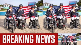 U S Paralympic Dressage Team Earns Historic Gold in Team Final at Paris 2024 Paralympic Games [upl. by Anitnatsnoc105]