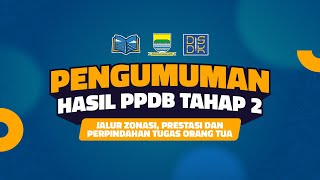 PENGUMUMAN PPDB KOTA BANDUNG 20242025 TAHAP 2 JALUR ZONASI PRESTASI amp PERPINDAHAN TUGAS ORANGTUA [upl. by Sontag922]