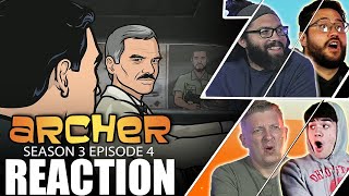 Archer 3x4 REACTION  quotThe Man from Jupiterquot REACTION [upl. by Ratep382]