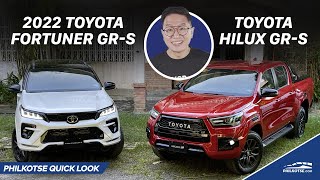 2022 Toyota Fortuner GRS amp Hilux GRS Gazoo Racing All Things  Philkotse Quick Look [upl. by Mook]