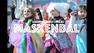 MASKENBAL  Zagrepčanke i dečki  Samoborski fašnik 2019 [upl. by Yci]