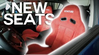 Status Racing Seats For My 2012 9th Gen Civic Si FB6 [upl. by Aihsyn]