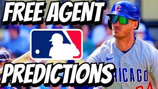 MLB Free Agent Predictions 2024 [upl. by Dirraj778]