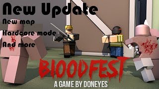 Roblox Bloodfest  Hardcore mode new map and more [upl. by Leilamag]