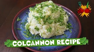 HOW TO MAKE COLCANNON RECIPE  Irish Mashed Potatoes Recipe [upl. by Allenod354]