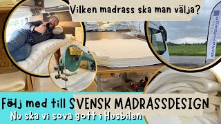 Sova gott i Husbilen med ny madrass [upl. by Adalie]