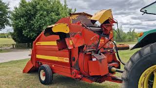 2010 Teagle Tomahawk 9090 Bale shredder 23186 [upl. by Eikcuhc]