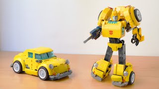 I build the LEGO Transformers Bumblebee [upl. by Bakeman7]