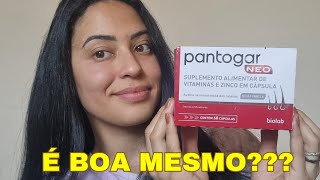 MINHA EXPERIÊNCIA COM A VITAMINA CAPILAR PANTOGAR NEO [upl. by Cullin]