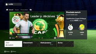 FC24 qualifiés CAN 2025 Morocco Match Gabon 🇬🇦 vs Algérie 🇩🇿 Ultra Mod ULTIM [upl. by Annai903]