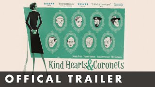 KIND HEARTS AND CORONETS  Official Trailer  Starring Dennis Price and Alec Guinness [upl. by Ahter832]