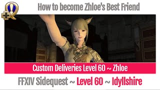 FFXIV How to become Zhloes Friend  Custom Deliveries  Heavensward [upl. by Aitnyc]