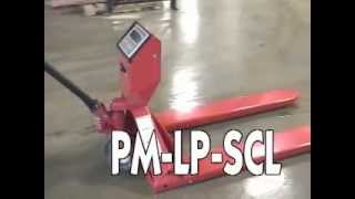 Vestil LowProfile Pallet Truck  5000lb Capacity Digital Scale Model PM2048SCLLP [upl. by Micah]