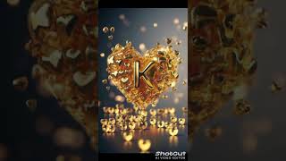 🌹K Name Letter Love❤ Status trending viral short [upl. by Anoyk954]