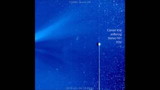 Comet 45p in Stereo HI1 FOV [upl. by Antrim]